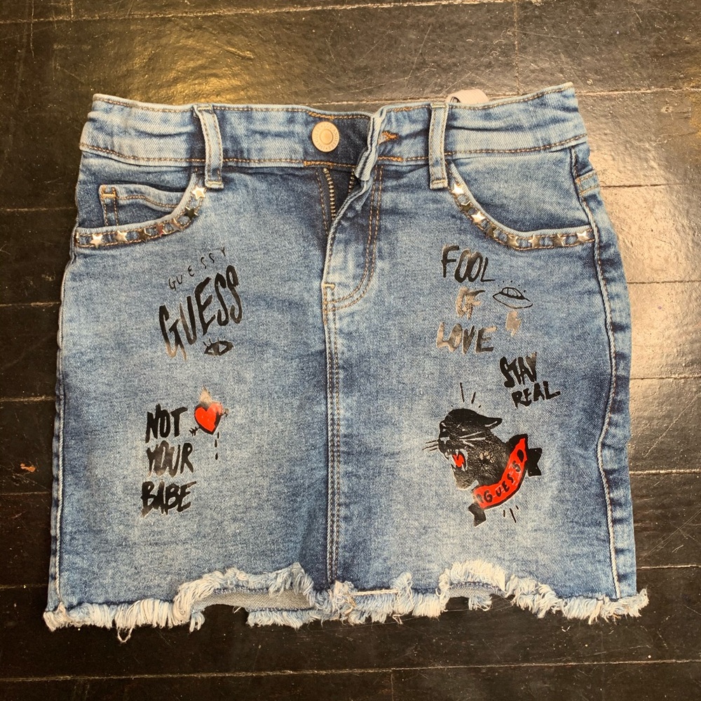 Jean dress skirt